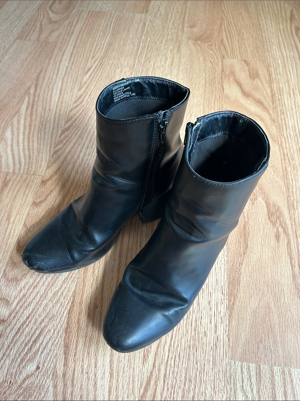 Women’s Black Ankle Boots - Classic Zip Side Style
